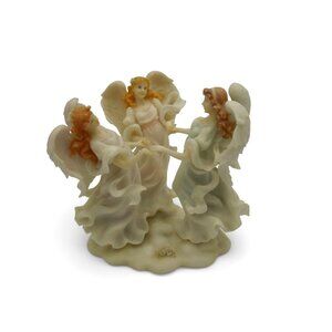 Seraphim Classics Heavenly Circle Angels Figurine Joined In Friendship 2000 VTG